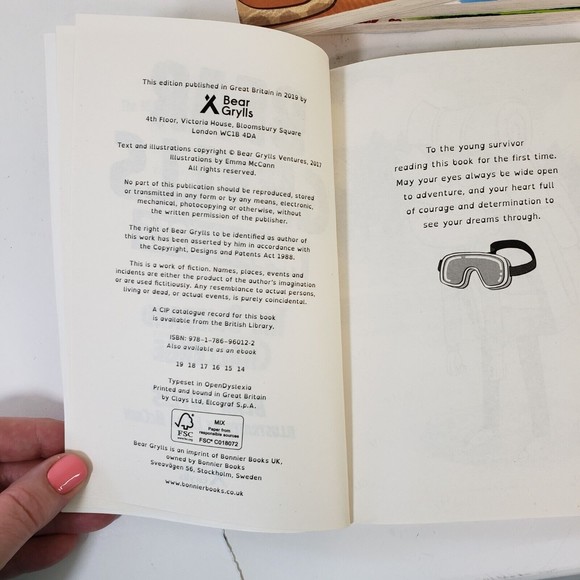 Lot of 4 Bear Grylls Adventures Paperback Children's Blizzard Desert Sea Jungle - Picture 8 of 12